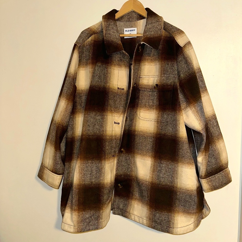 Old Navy Plaid Shacket